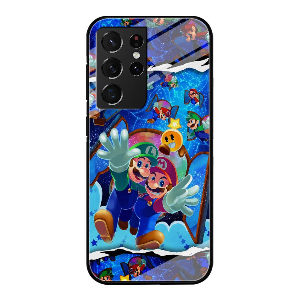 Super Mario Door to Victory Samsung Galaxy S21 Ultra Case-Oxvistore