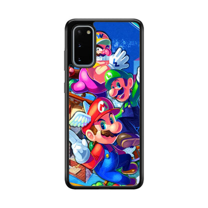 Super Mario Flying Challenge Samsung Galaxy S20 Case-Oxvistore