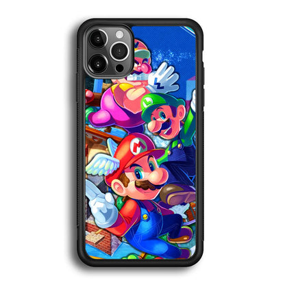 Super Mario Flying Challenge iPhone 12 Pro Max Case-Oxvistore