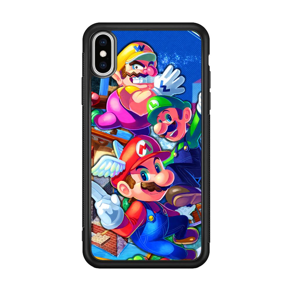 Super Mario Flying Challenge iPhone X Case-Oxvistore