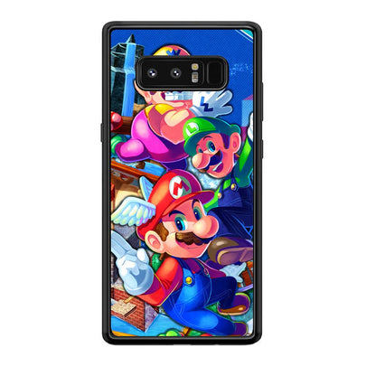 Super Mario Flying Challenge Samsung Galaxy Note 8 Case-Oxvistore