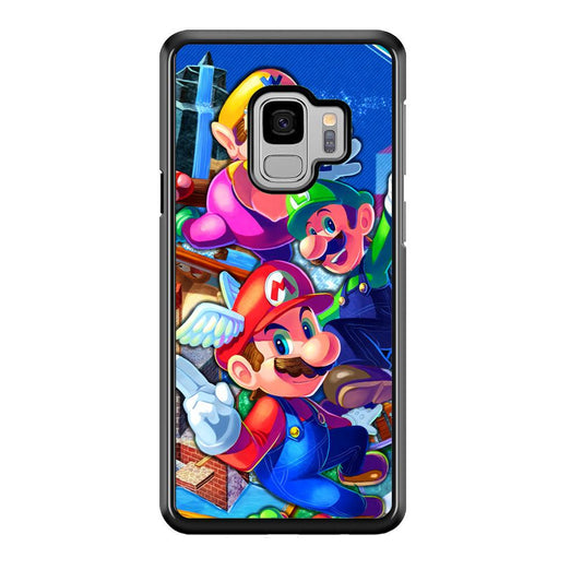 Super Mario Flying Challenge Samsung Galaxy S9 Case-Oxvistore