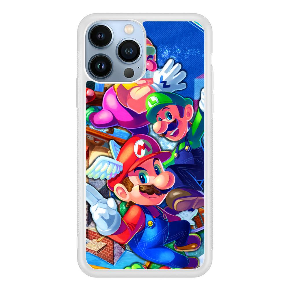 Super Mario Flying Challenge iPhone 14 Pro Max Case-Oxvistore