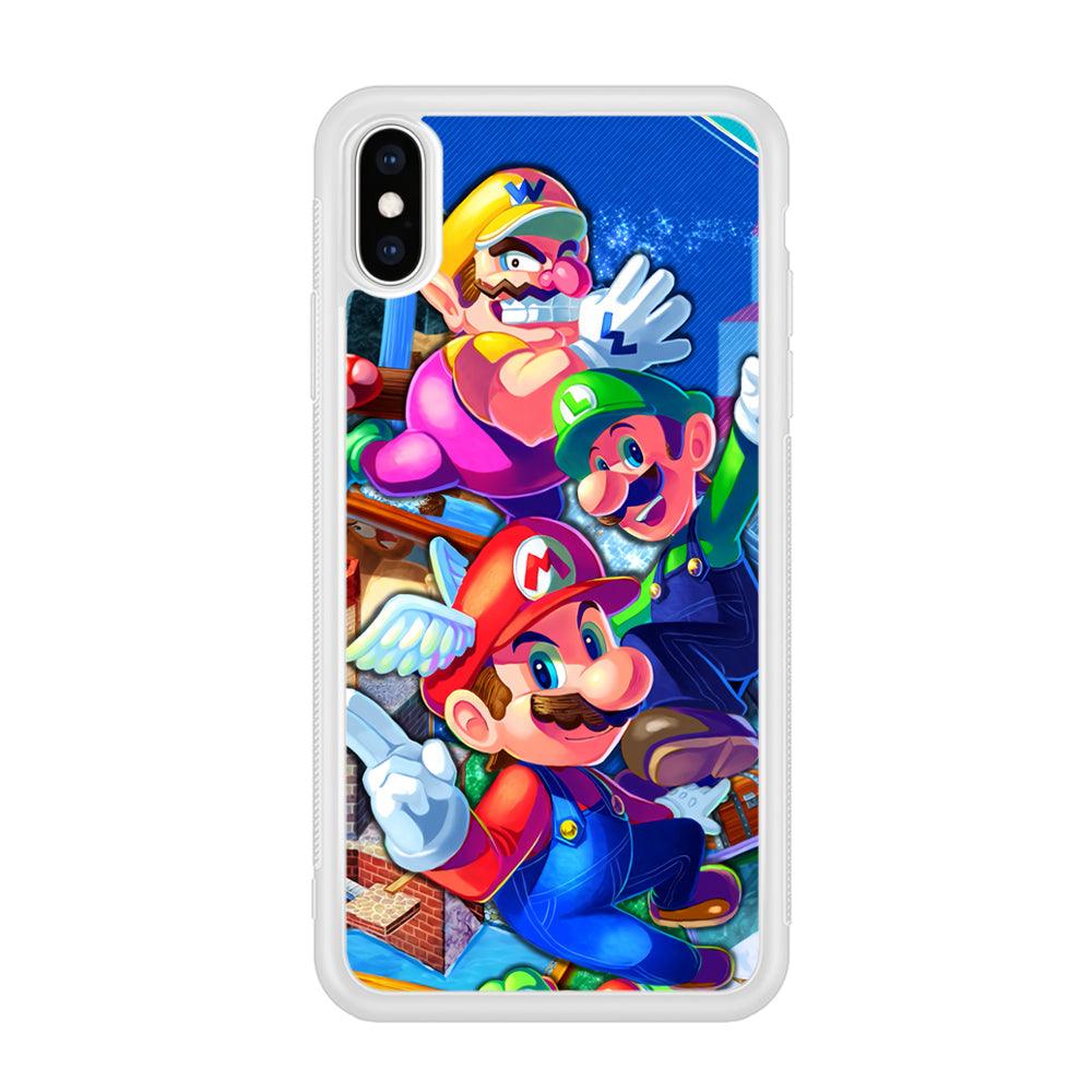 Super Mario Flying Challenge iPhone X Case-Oxvistore