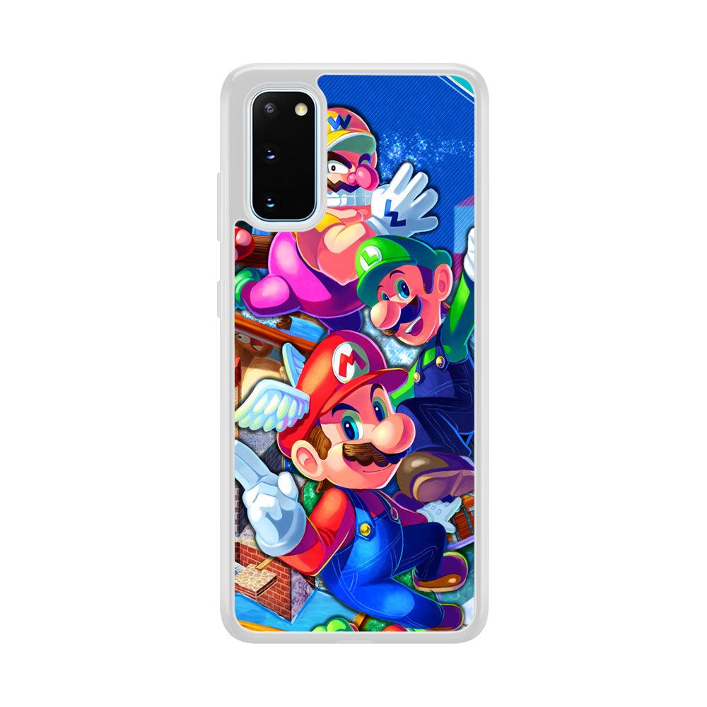 Super Mario Flying Challenge Samsung Galaxy S20 Case-Oxvistore