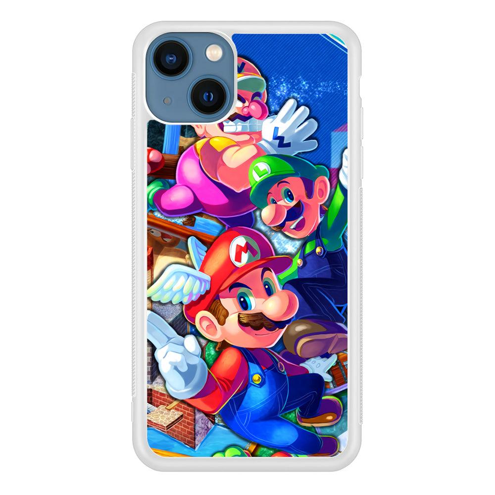 Super Mario Flying Challenge iPhone 15 Plus Case-Oxvistore