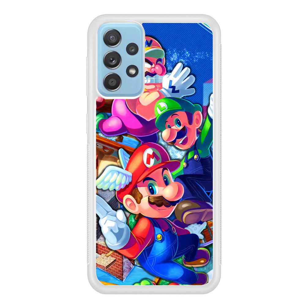 Super Mario Flying Challenge Samsung Galaxy A52 Case-Oxvistore