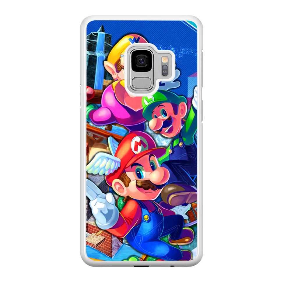 Super Mario Flying Challenge Samsung Galaxy S9 Case-Oxvistore