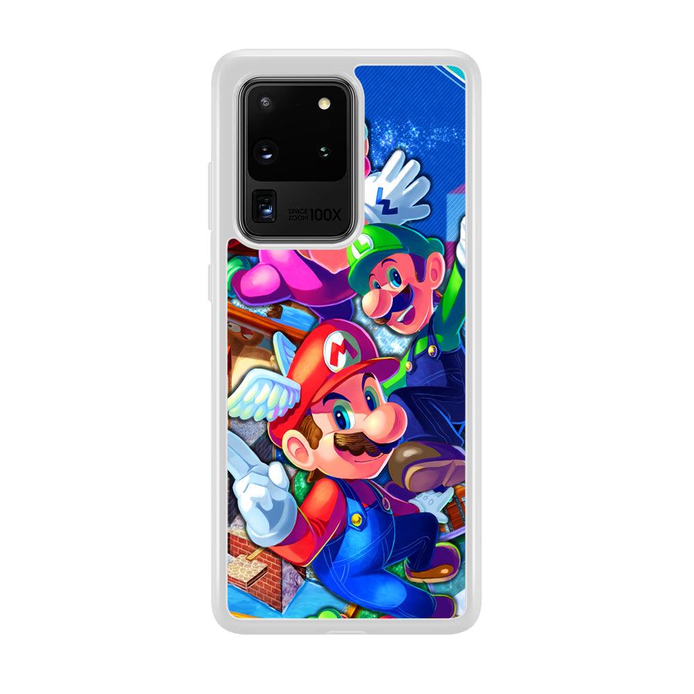 Super Mario Flying Challenge Samsung Galaxy S20 Ultra Case-Oxvistore