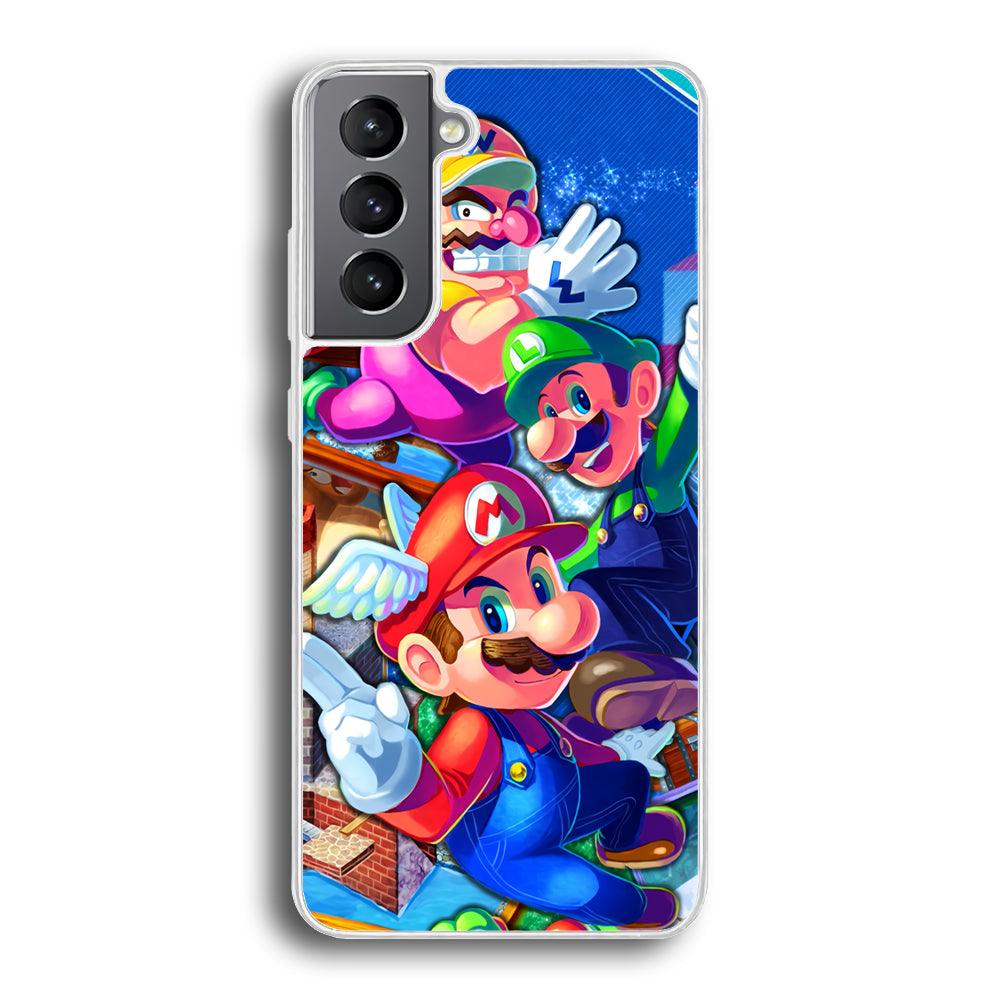 Super Mario Flying Challenge Samsung Galaxy S21 Plus Case-Oxvistore