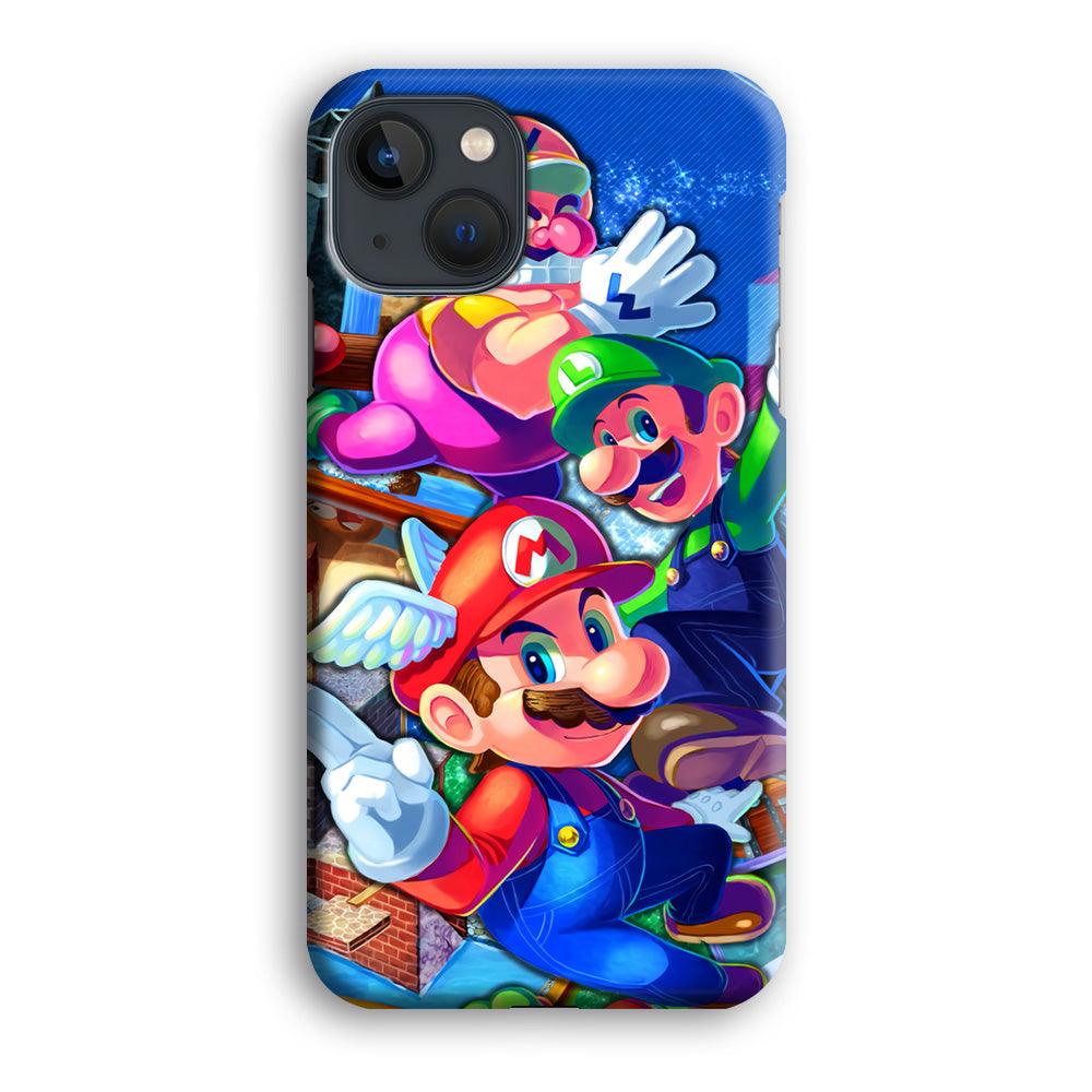 Super Mario Flying Challenge iPhone 15 Plus Case-Oxvistore