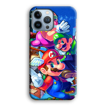 Super Mario Flying Challenge iPhone 14 Pro Case-Oxvistore