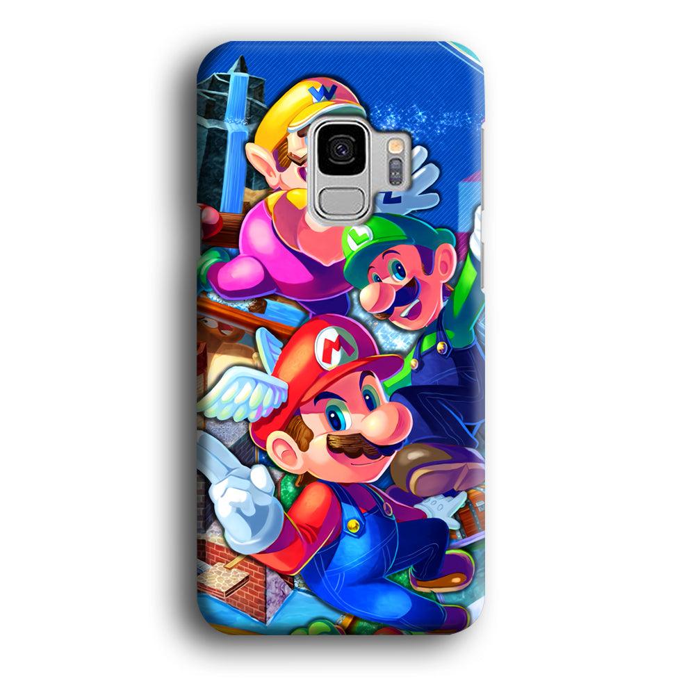 Super Mario Flying Challenge Samsung Galaxy S9 Case-Oxvistore