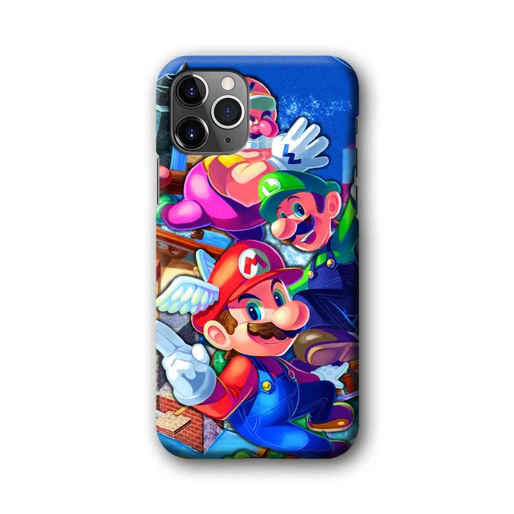 Super Mario Flying Challenge iPhone 11 Pro Case-Oxvistore