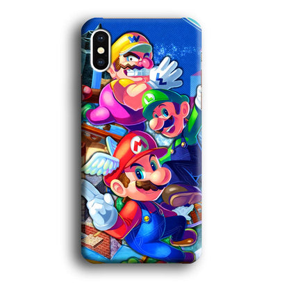 Super Mario Flying Challenge iPhone X Case-Oxvistore