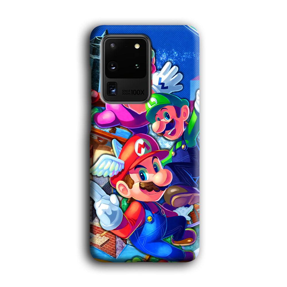 Super Mario Flying Challenge Samsung Galaxy S20 Ultra Case-Oxvistore