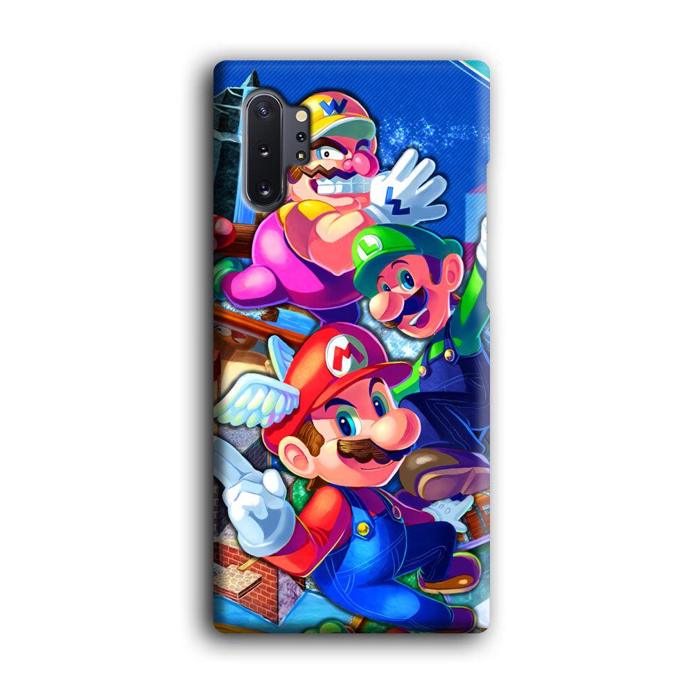 Super Mario Flying Challenge Samsung Galaxy Note 10 Plus Case-Oxvistore