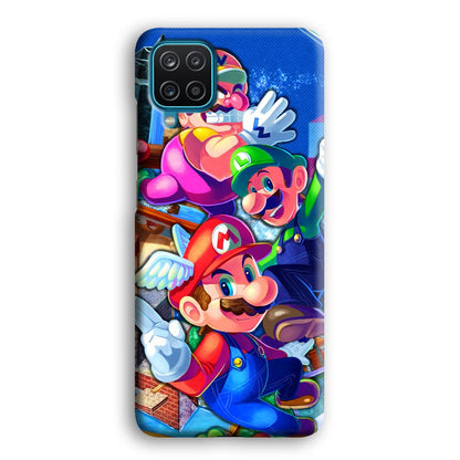 Super Mario Flying Challenge Samsung Galaxy A12 Case-Oxvistore