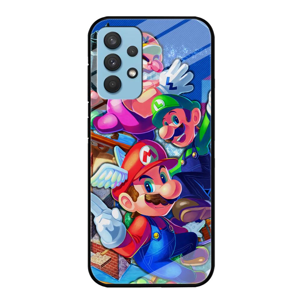 Super Mario Flying Challenge Samsung Galaxy A32 Case-Oxvistore