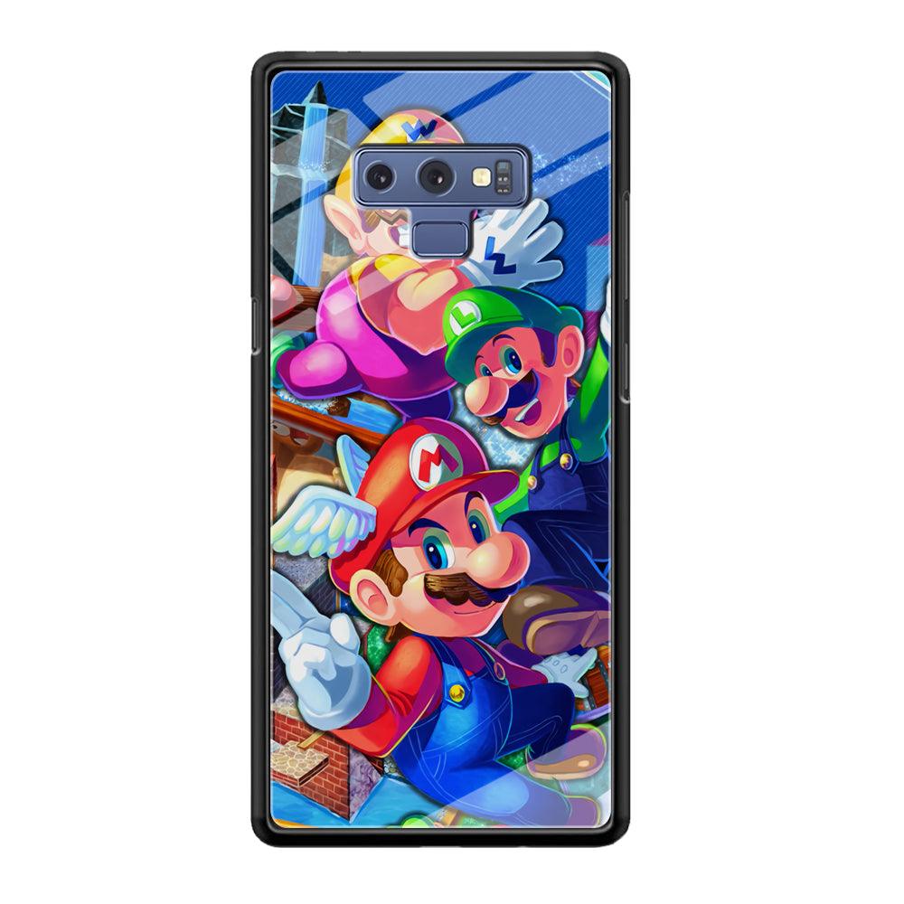 Super Mario Flying Challenge Samsung Galaxy Note 9 Case-Oxvistore