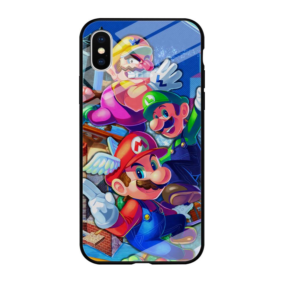 Super Mario Flying Challenge iPhone X Case-Oxvistore