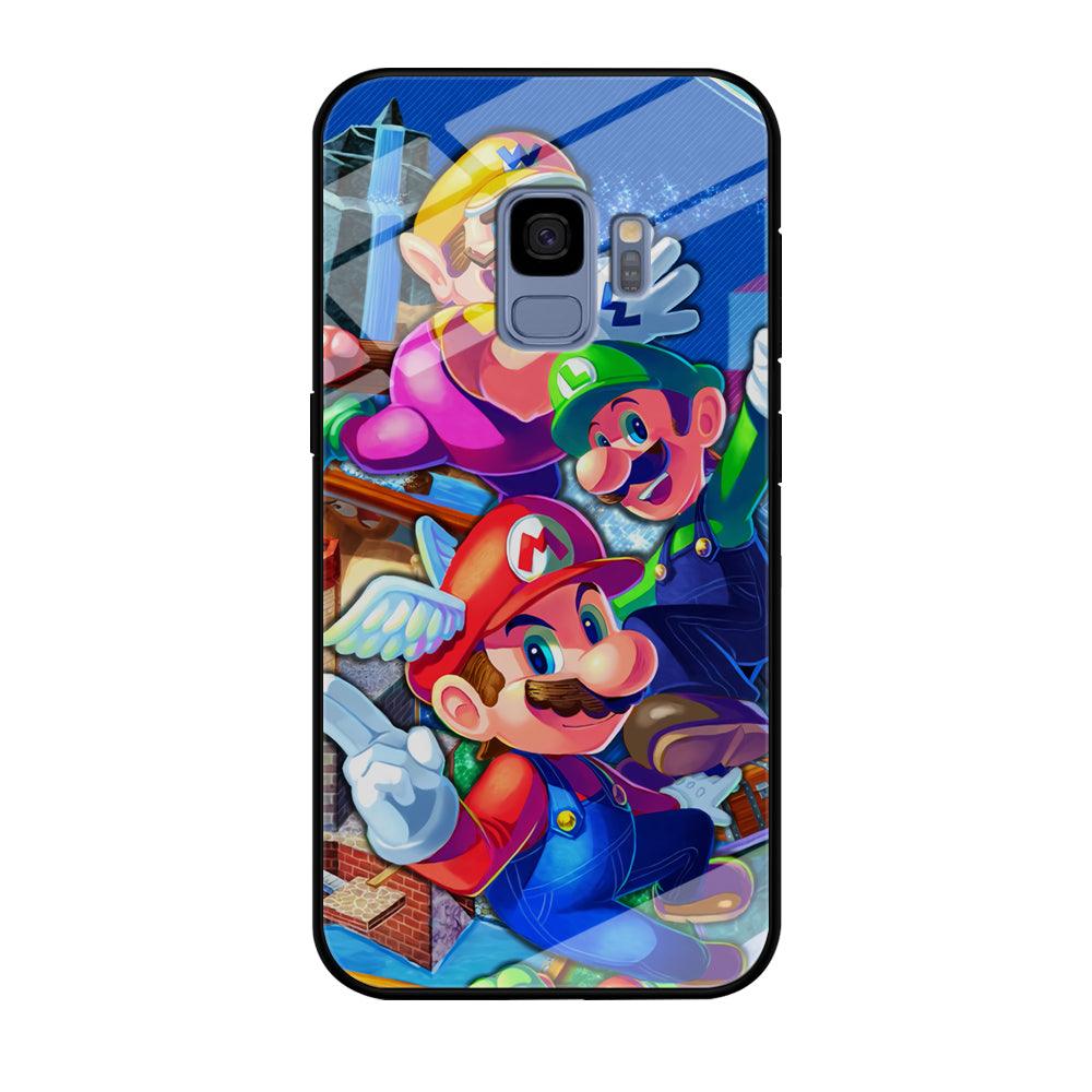 Super Mario Flying Challenge Samsung Galaxy S9 Case-Oxvistore