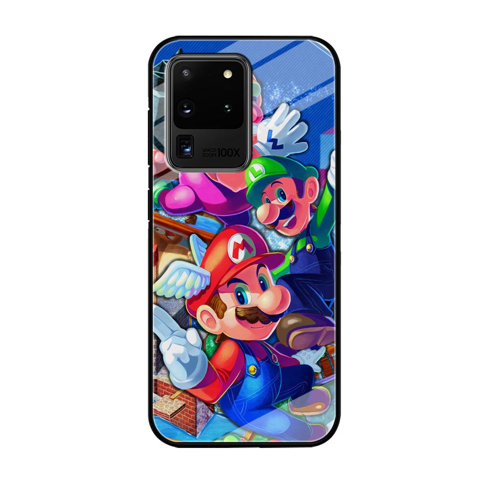 Super Mario Flying Challenge Samsung Galaxy S20 Ultra Case-Oxvistore