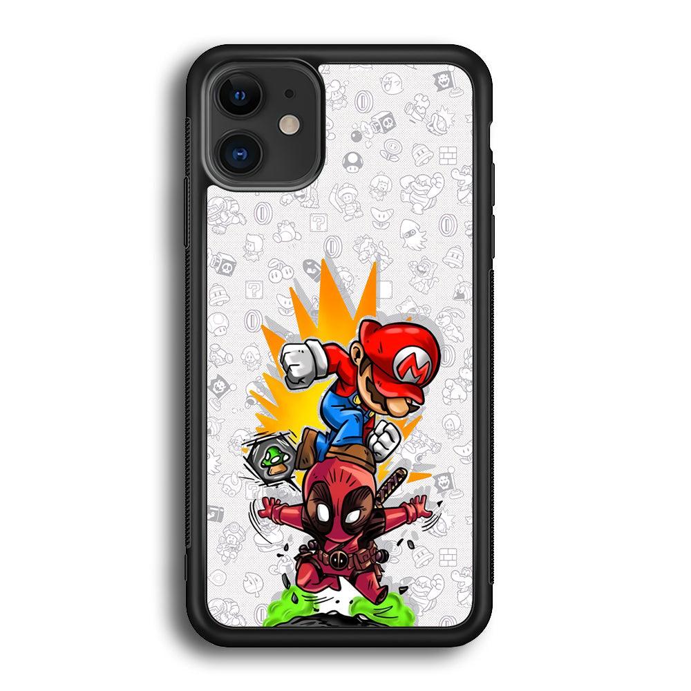 Super Mario Jerk The Problem iPhone 11 Case-Rubber Black (2D Case)-Oxvistore