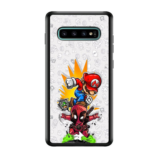 Super Mario Jerk The Problem Samsung Galaxy S10 Plus Case-Oxvistore