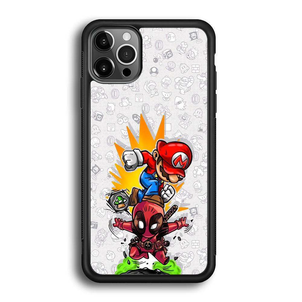 Super Mario Jerk The Problem iPhone 12 Pro Case-Rubber Black (2D Case)-Oxvistore