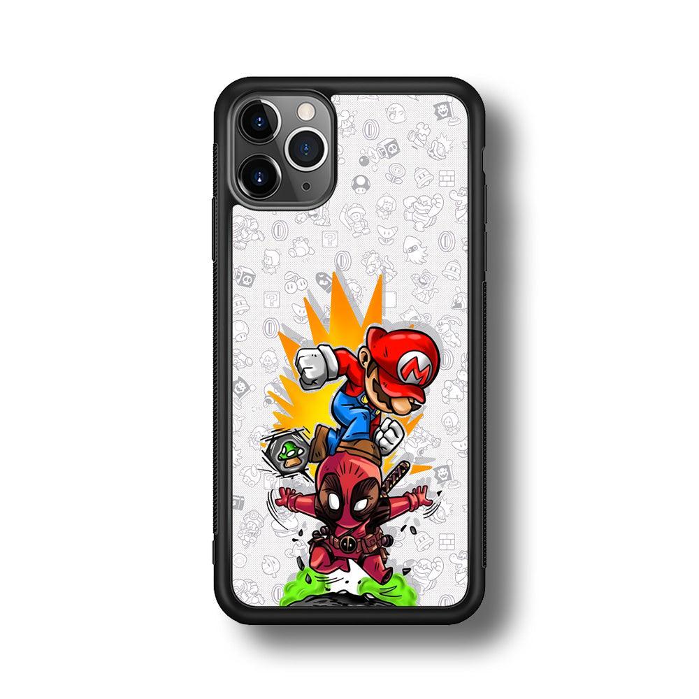 Super Mario Jerk The Problem iPhone 11 Pro Max Case-Rubber Black (2D Case)-Oxvistore