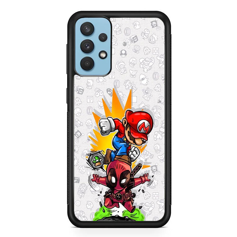 Super Mario Jerk The Problem Samsung Galaxy A32 Case-Oxvistore