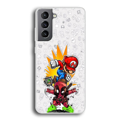 Super Mario Jerk The Problem Samsung Galaxy S21 Plus Case-Oxvistore