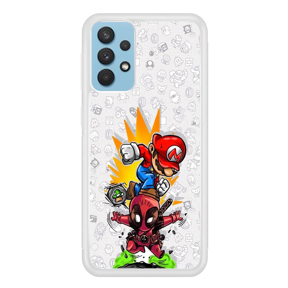 Super Mario Jerk The Problem Samsung Galaxy A32 Case-Oxvistore