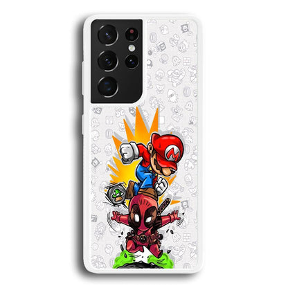 Super Mario Jerk The Problem Samsung Galaxy S21 Ultra Case-Oxvistore