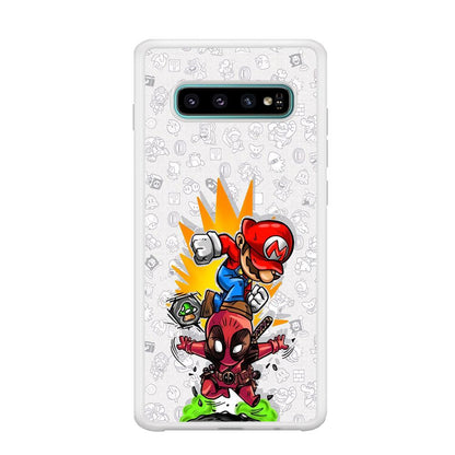 Super Mario Jerk The Problem Samsung Galaxy S10 Case-Oxvistore