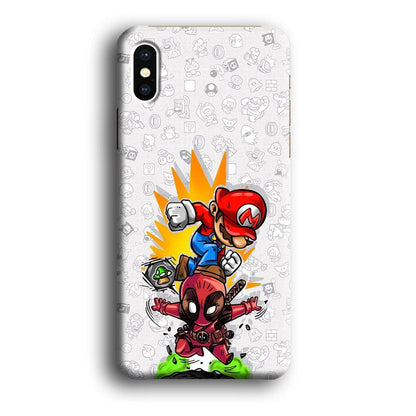 Super Mario Jerk The Problem iPhone XS Case-Oxvistore