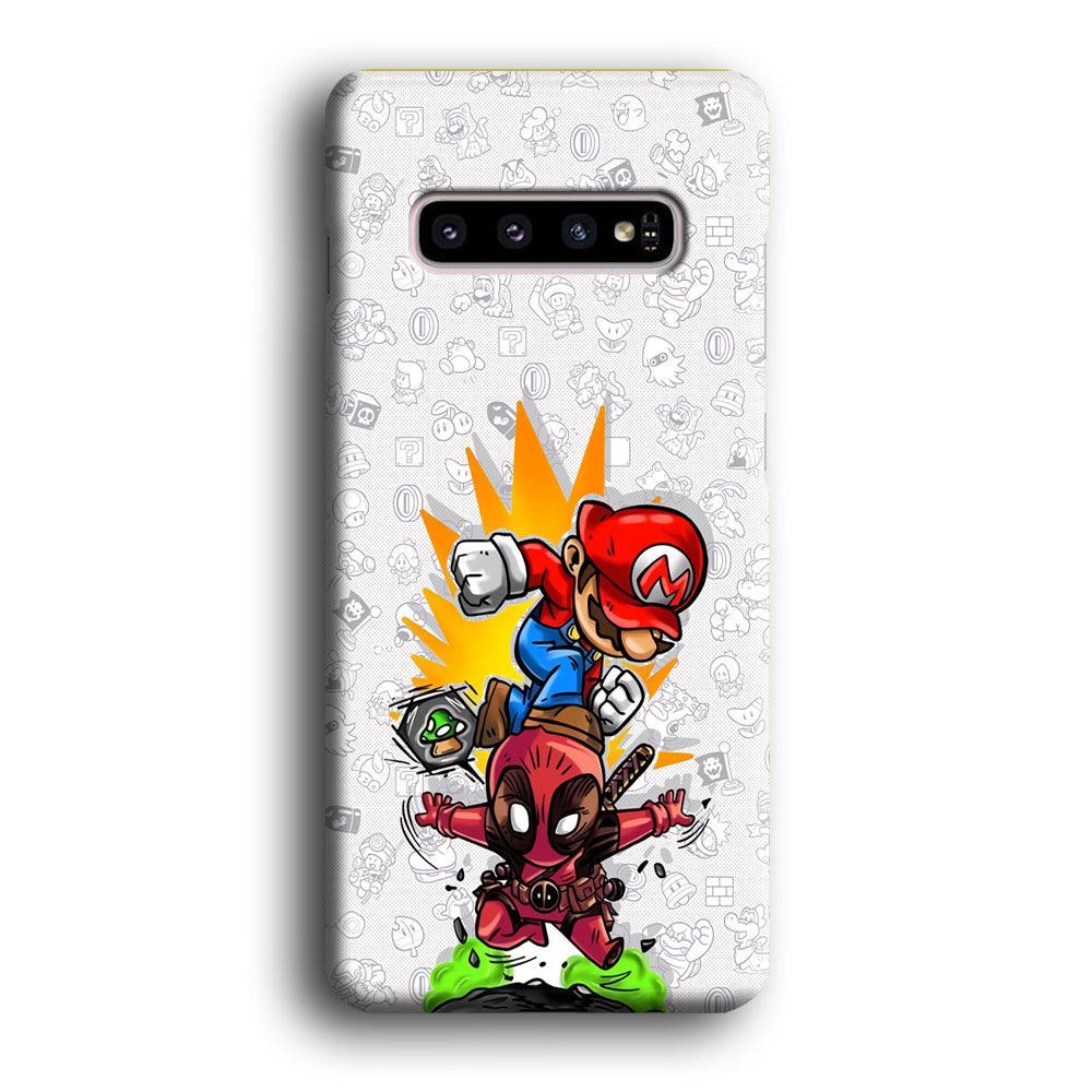 Super Mario Jerk The Problem Samsung Galaxy S10 Plus Case-Oxvistore