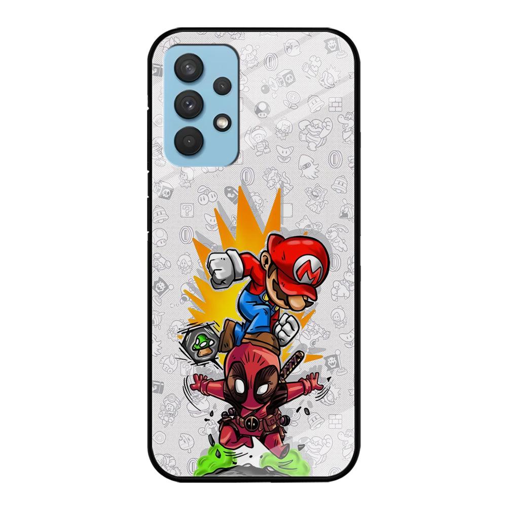 Super Mario Jerk The Problem Samsung Galaxy A32 Case-Oxvistore