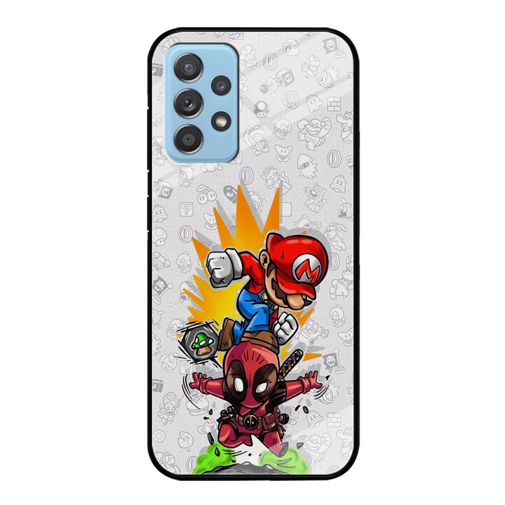 Super Mario Jerk The Problem Samsung Galaxy A52 Case-Oxvistore