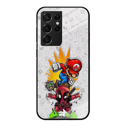 Super Mario Jerk The Problem Samsung Galaxy S21 Ultra Case-Oxvistore