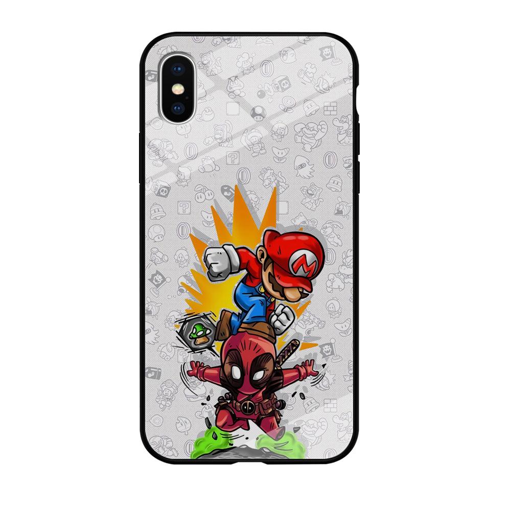 Super Mario Jerk The Problem iPhone X Case-Oxvistore