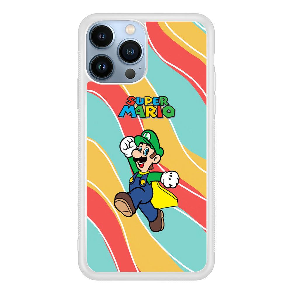 Super Mario Luigi Step and Fly iPhone 14 Pro Max Case-Oxvistore