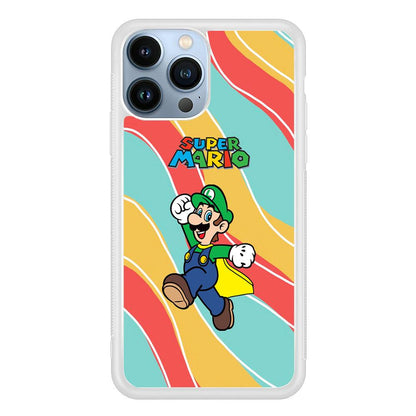 Super Mario Luigi Step and Fly iPhone 15 Pro Case-Oxvistore