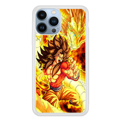 Super Saiyan 4 Goku Dragon 2D Rubber Phone Case