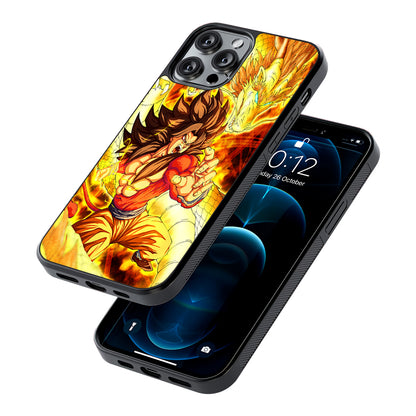 Super Saiyan 4 Goku Dragon 2D Rubber Phone Case