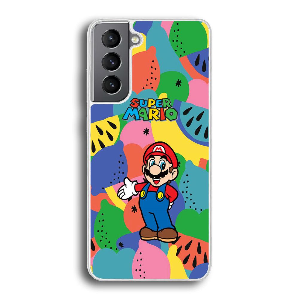 Super Mario Fruits Party Samsung Galaxy S21 Case-Oxvistore