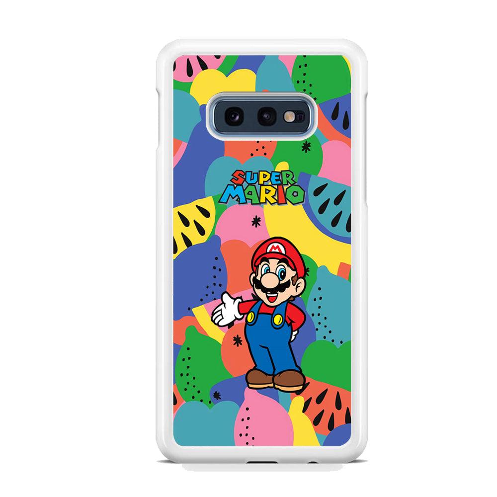 Super Mario Fruits Party Samsung Galaxy S10E Case-Oxvistore