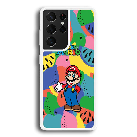 Super Mario Fruits Party Samsung Galaxy S21 Ultra Case-Oxvistore