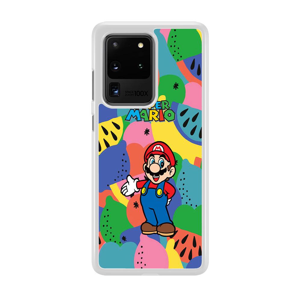 Super Mario Fruits Party Samsung Galaxy S20 Ultra Case-Oxvistore